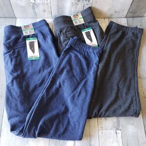NWT - 32 Degrees (set of 2) Men’s Black and Blue French Terry Jogger - Size XL